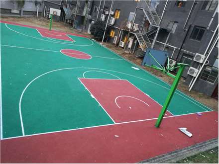 籃球場(chǎng)地施工003